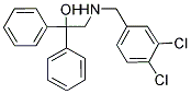 2-[(3,4-DICHLOROBENZYL)AMINO]-1,1-DIPHENYL-1-ETHANOL Struktur