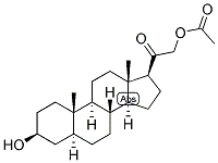 5-ALPHA-PREGNAN-3-BETA, 21-DIOL-20-ONE 21-ACETATE Struktur