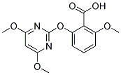 2-[(4,6-DIMETHOXYPYRIMIDIN-2-YL)OXY]-6-METHOXYBENZOIC ACID Struktur