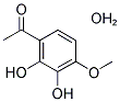 2',3'-DIHYDROXY-4'-METHOXYACETOPHENONE HYDRATE Struktur