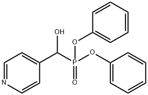 DIPHENYL HYDROXY(4-PYRIDINYL)METHYLPHOSPHONATE Struktur