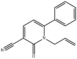 1-ALLYL-2-OXO-6-PHENYL-1,2-DIHYDRO-3-PYRIDINECARBONITRILE Struktur