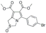 DIMETHYL 5-(4-BROMOPHENYL)-2-OXO-2,3-DIHYDRO-1H-2LAMBDA4-PYRROLO[1,2-C][1,3]THIAZOLE-6,7-DICARBOXYLATE Struktur