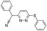 2-PHENYL-2-[6-(PHENYLSULFANYL)-3-PYRIDAZINYL]ACETONITRILE Struktur