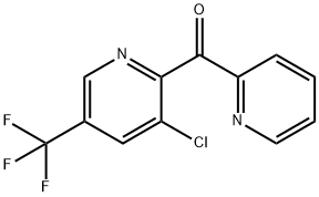 [3-CHLORO-5-(TRIFLUOROMETHYL)-2-PYRIDINYL](2-PYRIDINYL)METHANONE Struktur