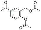 3-ACETOXYMETHYL-4-ACETOXYACETOPHENONE Struktur