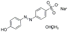 P-[(P-HYDROXYPHENYL)AZO]BENZENESULFONIC ACID, SODIUM SALT Struktur