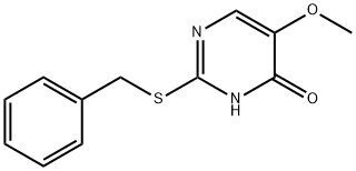 2-(BENZYLSULFANYL)-5-METHOXY-4-PYRIMIDINOL Struktur