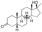 5-BETA-ANDROSTAN-17-ALPHA-METHYL-17-BETA-OL-3-ONE Struktur