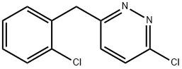 3-CHLORO-6-(2-CHLOROBENZYL)PYRIDAZINE Struktur