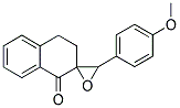 2-(4-METHOXYBENZYLIDENE)-1-TETRALONE EPOXIDE Struktur