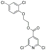 2-(2,4-DICHLOROPHENOXY)ETHYL 2,6-DICHLOROISONICOTINATE Struktur