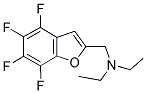 N1-ETHYL-N1-[(4,5,6,7-TETRAFLUOROBENZO[B]FURAN-2-YL)METHYL]ETHAN-1-AMINE Struktur