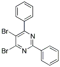 4,5-DIBROMO-2,6-DIPHENYLPYRIMIDINE Struktur