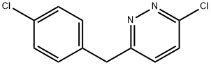 3-CHLORO-6-(4-CHLOROBENZYL)PYRIDAZINE Struktur