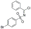 4-BROMO-N-(CHLORO-PHENYL-METHYLENE)-BENZENESULFONAMIDE Struktur