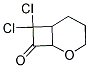 5,5-DICHLOROPERHYDROCYCLOBUTA[B]PYRAN-6-ONE Struktur