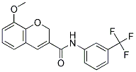 8-METHOXY-N-[3-(TRIFLUOROMETHYL)PHENYL]-2H-CHROMENE-3-CARBOXAMIDE Struktur