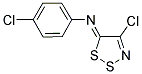 4-CHLORO-N-(4-CHLORO-5H-1,2,3-DITHIAZOL-5-YLIDEN)ANILINE Struktur