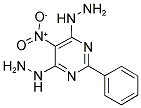 4,6-DIHYDRAZINO-5-NITRO-2-PHENYLPYRIMIDINE Struktur