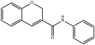 2H-CHROMENE-3-CARBOXYLIC ACID PHENYLAMIDE Struktur