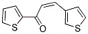 1-(2-THIENYL)-3-(3-THIENYL)PROP-2-EN-1-ONE Struktur