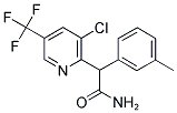 2-[3-CHLORO-5-(TRIFLUOROMETHYL)-2-PYRIDINYL]-2-(3-METHYLPHENYL)ACETAMIDE Struktur