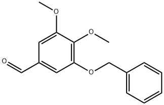 3-(BENZYLOXY)-4,5-DIMETHOXYBENZALDEHYDE Struktur