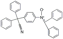 (4-[CYANO(DIPHENYL)METHYL]PHENYL)(DIPHENYLMETHYLIDENE)AMMONIUMOLATE Struktur