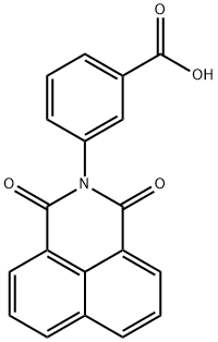 3-(1,3-DIOXO-1H-BENZO[DE]ISOQUINOLIN-2(3H)-YL)BENZOIC ACID Struktur