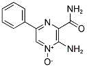 3-AMINO-6-PHENYLPYRAZINE-2-CARBOXAMIDE 4-OXIDE Struktur