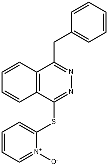 2-[(4-BENZYL-1-PHTHALAZINYL)SULFANYL]-1-PYRIDINIUMOLATE Struktur