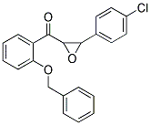 [2-(BENZYLOXY)PHENYL][3-(4-CHLOROPHENYL)OXIRAN-2-YL]METHANONE Struktur