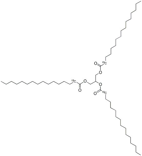 TRIPALMITIN (2,2,2-13C3) Struktur