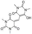 5-[(6-HYDROXY-1,3-DIMETHYL-2,4-DIOXO-1,2,3,4-TETRAHYDRO-5-PYRIMIDINYL)METHYLENE]-1,3-DIMETHYL-2,4,6(1H,3H,5H)-PYRIMIDINETRIONE Struktur