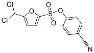 4-CYANOPHENYL 5-(DICHLOROMETHYL)FURAN-2-SULFONATE Struktur