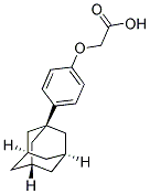 [4-(1-ADAMANTYL)PHENOXY]ACETIC ACID Struktur