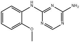 N2-(2-METHOXYPHENYL)-1,3,5-TRIAZINE-2,4-DIAMINE Struktur