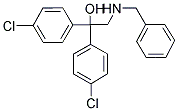 2-(BENZYLAMINO)-1,1-BIS(4-CHLOROPHENYL)-1-ETHANOL Struktur