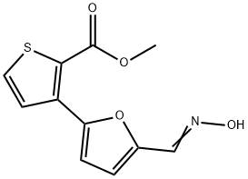 METHYL 3-(5-[(HYDROXYIMINO)METHYL]-2-FURYL)-2-THIOPHENECARBOXYLATE Struktur