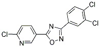 2-CHLORO-5-[3-(3,4-DICHLOROPHENYL)-1,2,4-OXADIAZOL-5-YL]PYRIDINE Struktur