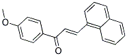 1-(4-METHOXYPHENYL)-3-(1-NAPHTHYL)PROP-2-EN-1-ONE Struktur