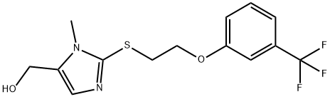 [1-METHYL-2-((2-[3-(TRIFLUOROMETHYL)PHENOXY]ETHYL)SULFANYL)-1H-IMIDAZOL-5-YL]METHANOL Struktur