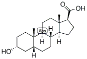 3-ALPHA-HYDROXY-5-BETA-ETIANIC ACID Struktur