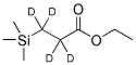 ETHYL 3-(TRIMETHYLSILYL)PROPIONATE-2,2,3,3-D4 Struktur