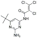 N1-[2-AMINO-6-(TERT-BUTYL)PYRIMIDIN-4-YL]-2,3,3-TRICHLOROACRYLAMIDE Struktur