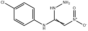 4-CHLORO-N-(1-HYDRAZINO-2-NITROVINYL)ANILINE Struktur