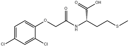 N-[(2,4-DICHLOROPHENOXY)ACETYL]-DL-METHIONINE Struktur