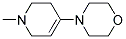 4-(1-METHYL-1,2,3,6-TETRAHYDRO-4-PYRIDINYL)MORPHOLINE Struktur