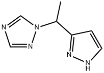 1-[1-(1H-PYRAZOL-3-YL)ETHYL]-1H-1,2,4-TRIAZOLE Struktur